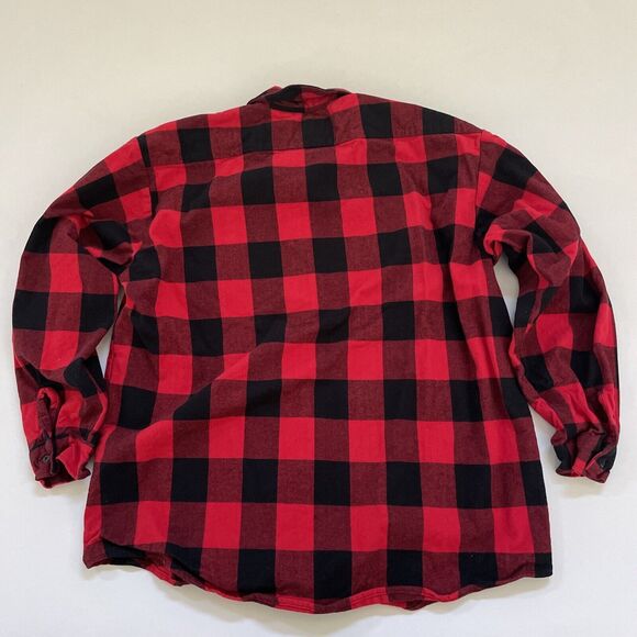 Big Bill Flannel Shirt Mens XXLBuffalo Plaid Lumberjack Brawny USA Heavyweight70 - Picture 4 of 9